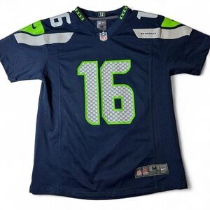 Tyler Lockett Seattle Seahawks Nike Jersey Youth Size Medium 10/12 Blue Green